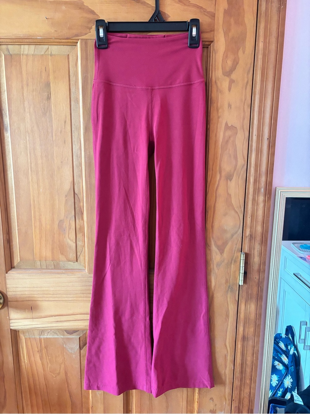 lululemon athletica Raspberry High-Rise Groove Flare Pant